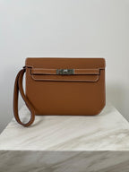 Hermès Kelly Depeches Gold Togo Palladium Hardware