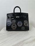 Hermès Birkin 20 Bouclerie Moderne Chevre Mysore Palladium Hardware