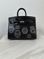Hermès Birkin 20 Bouclerie Moderne Chevre Mysore Palladium Hardware