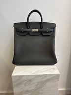 Hermès Haut à Courroies Dark Bronze Togo 40 Palladium Hardware