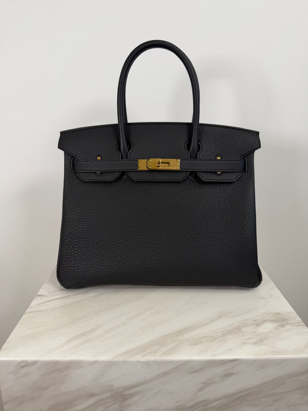 Hermès Birkin 30 Black Togo Gold Hardware