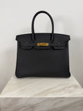 Hermès Birkin 30 Black Togo Gold Hardware