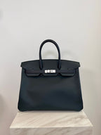 Hermès Birkin 35 HHS Vert Foncé - Noir Swift  Palladium Hardware