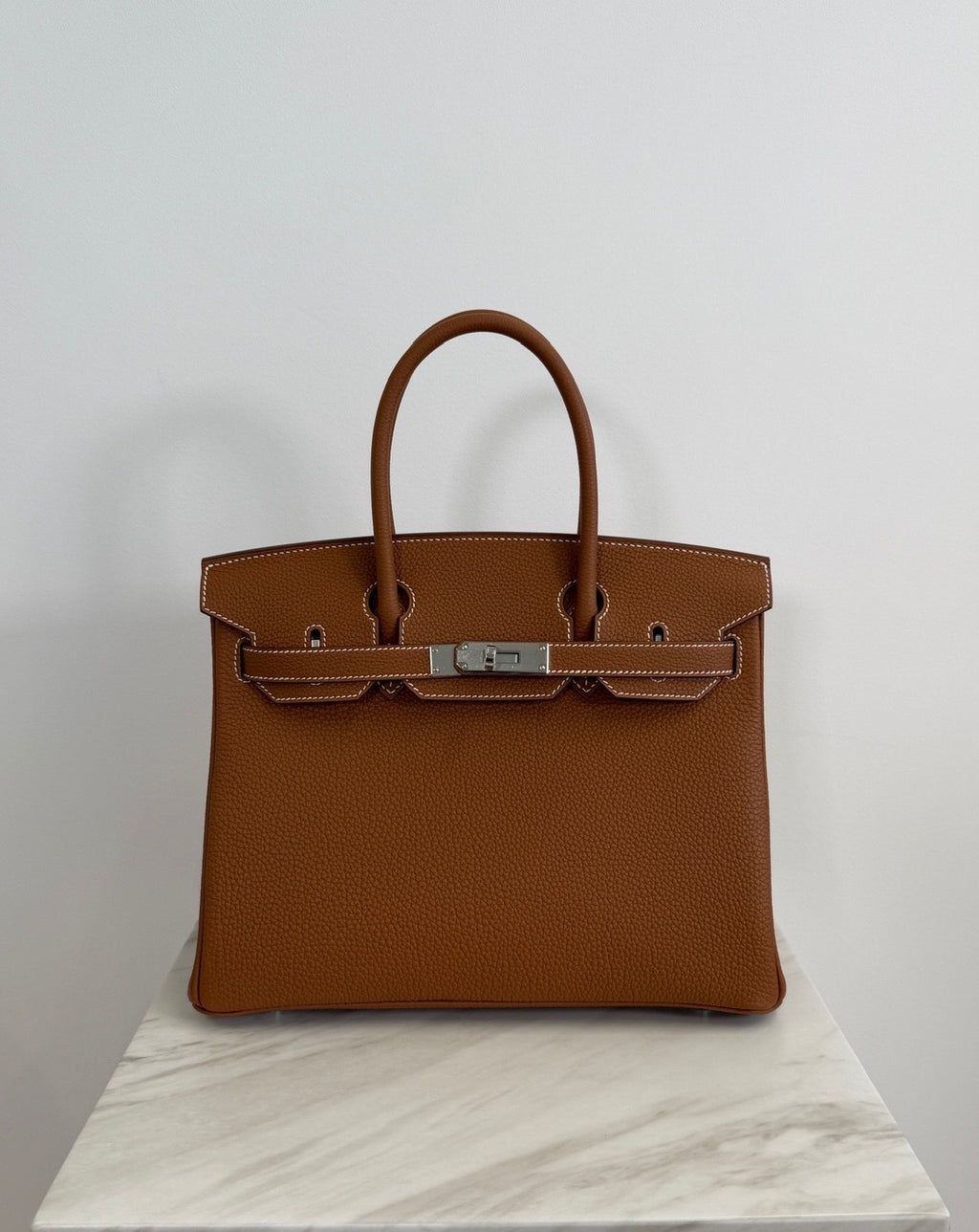 Hermès Birkin 30 Gold Togo Palladium Hardware