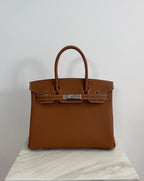 Hermès Birkin 30 Gold Togo Palladium Hardware