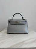 Hermès Mini Kelly Argentee Palladium Hardware