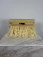 Kelly Elan Foile Vanilla Matte Porosus Palladium Hardware