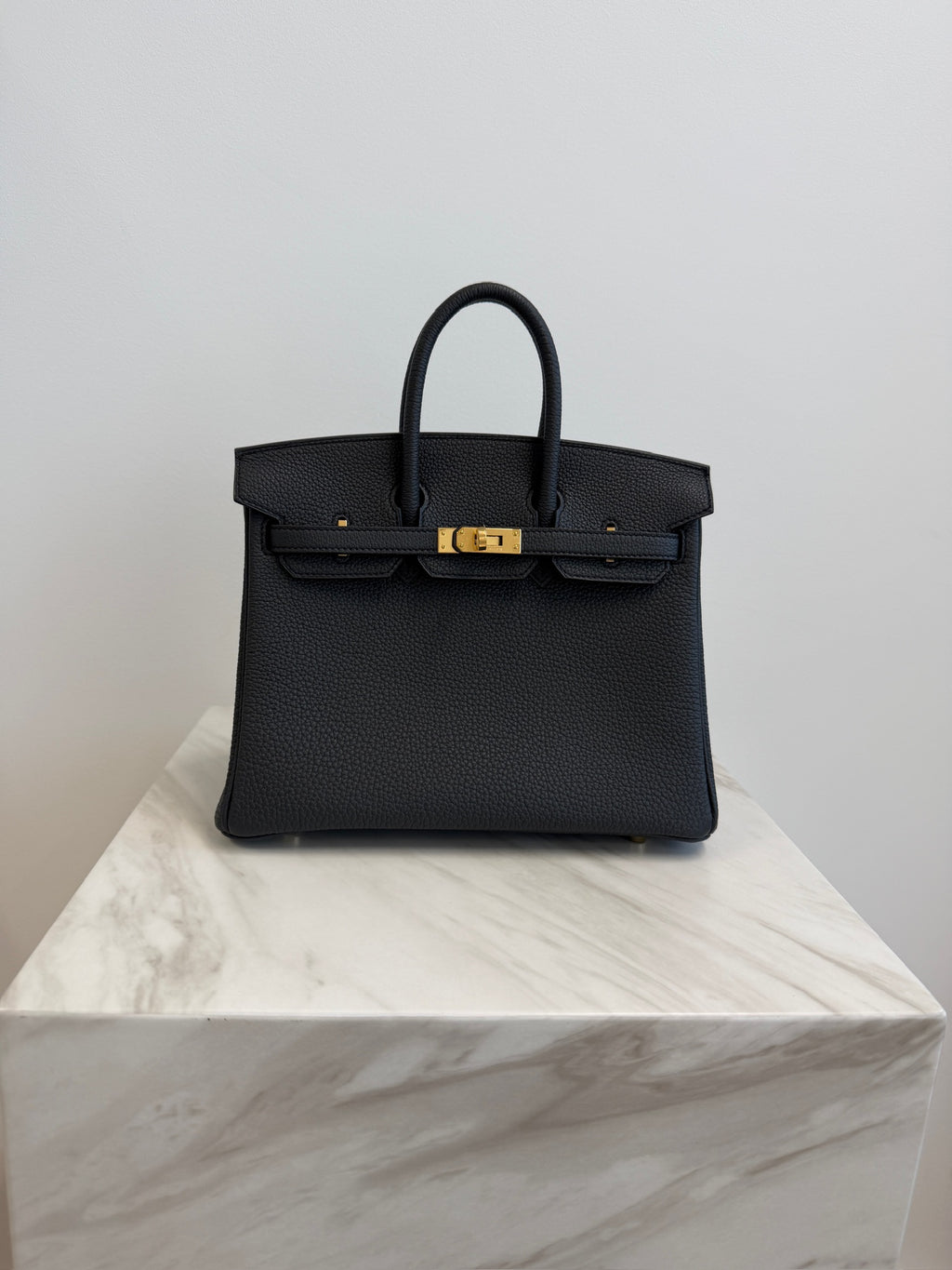 Hermès Birkin 25 Plomb Togo Gold Hardware