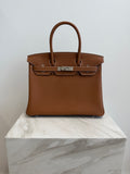 Hermès Birkin 30 Gold Togo Palladium Hardware