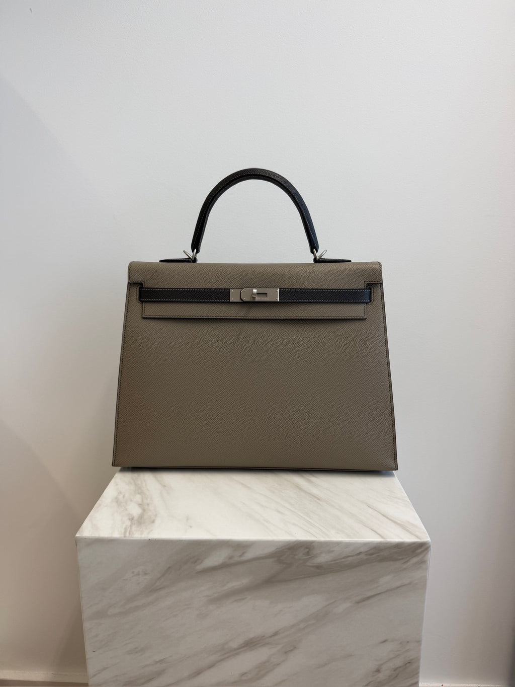 Hermès Kelly 35 HSS Gris Asphalte/ Graphite Epsom Brushed Palladium Hardware