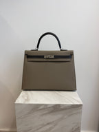 Hermès Kelly 35 HSS Gris Asphalte/ Graphite Epsom Brushed Palladium Hardware