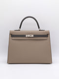 Hermès Kelly 35 HSS Gris Asphalte/ Graphite Epsom Brushed Palladium Hardware