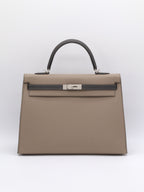 Hermès Kelly 35 HSS Gris Asphalte/ Graphite Epsom Brushed Palladium Hardware