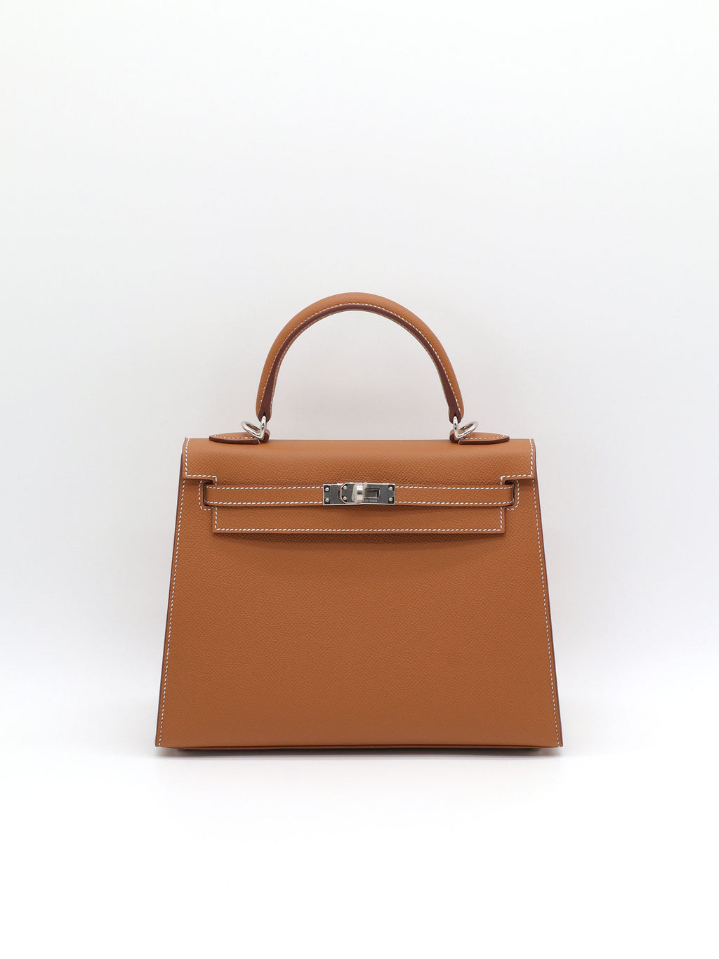 Hermès Kelly 25 Gold Epsom Palladium Hardware