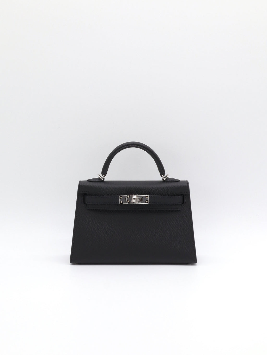 Hermès Mini Kelly HSS Verso Black/ Bordeaux Epsom Palladium Hardware