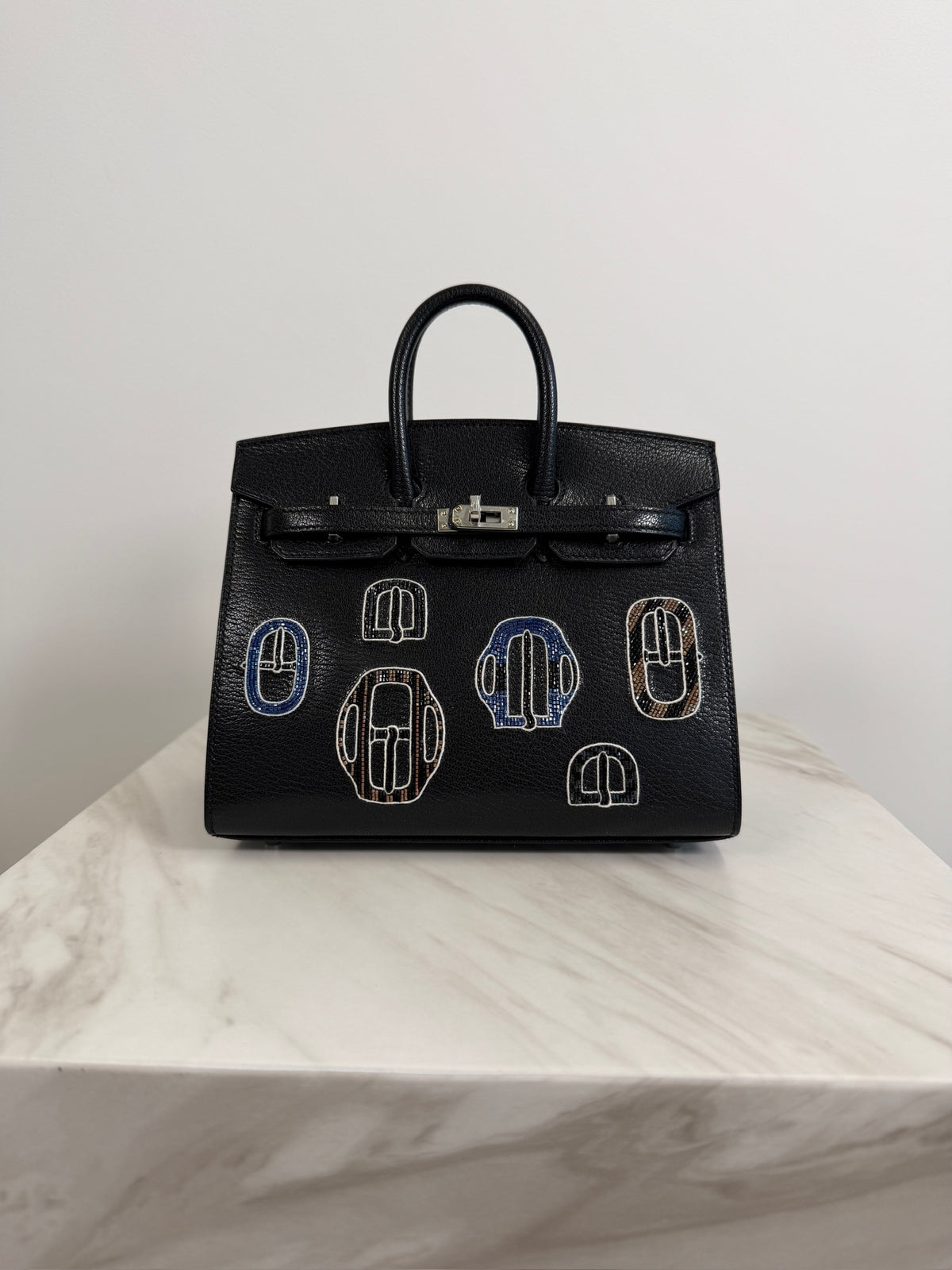 Hermès Birkin 20 Bouclerie Moderne Chevre Palladium Hardware
