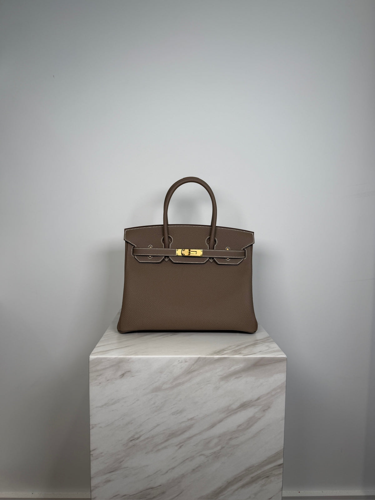 Hermès Birkin 30 Etoupe Togo Gold Hardware