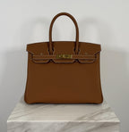 Hermès Birkin 30 Gold Togo Gold Hardware