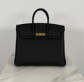 Hermès Birkin 25 Black Togo Gold Hardware