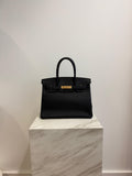 Hermès Birkin 30 Black Togo Rose Gold Hardware