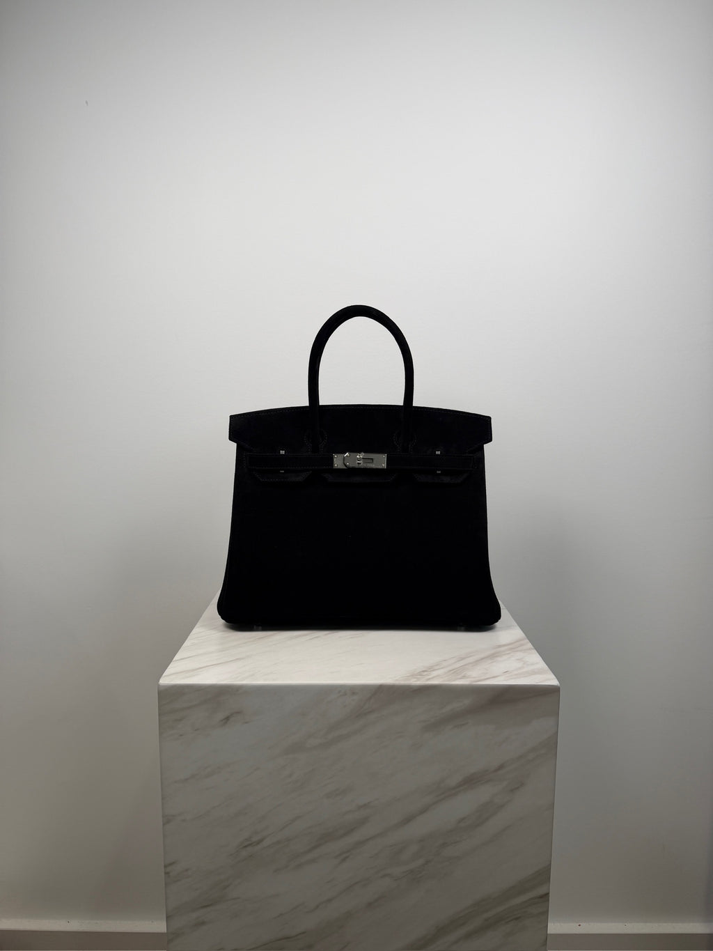 Hermès Birkin 30 Black Doblis Palladium Hardware