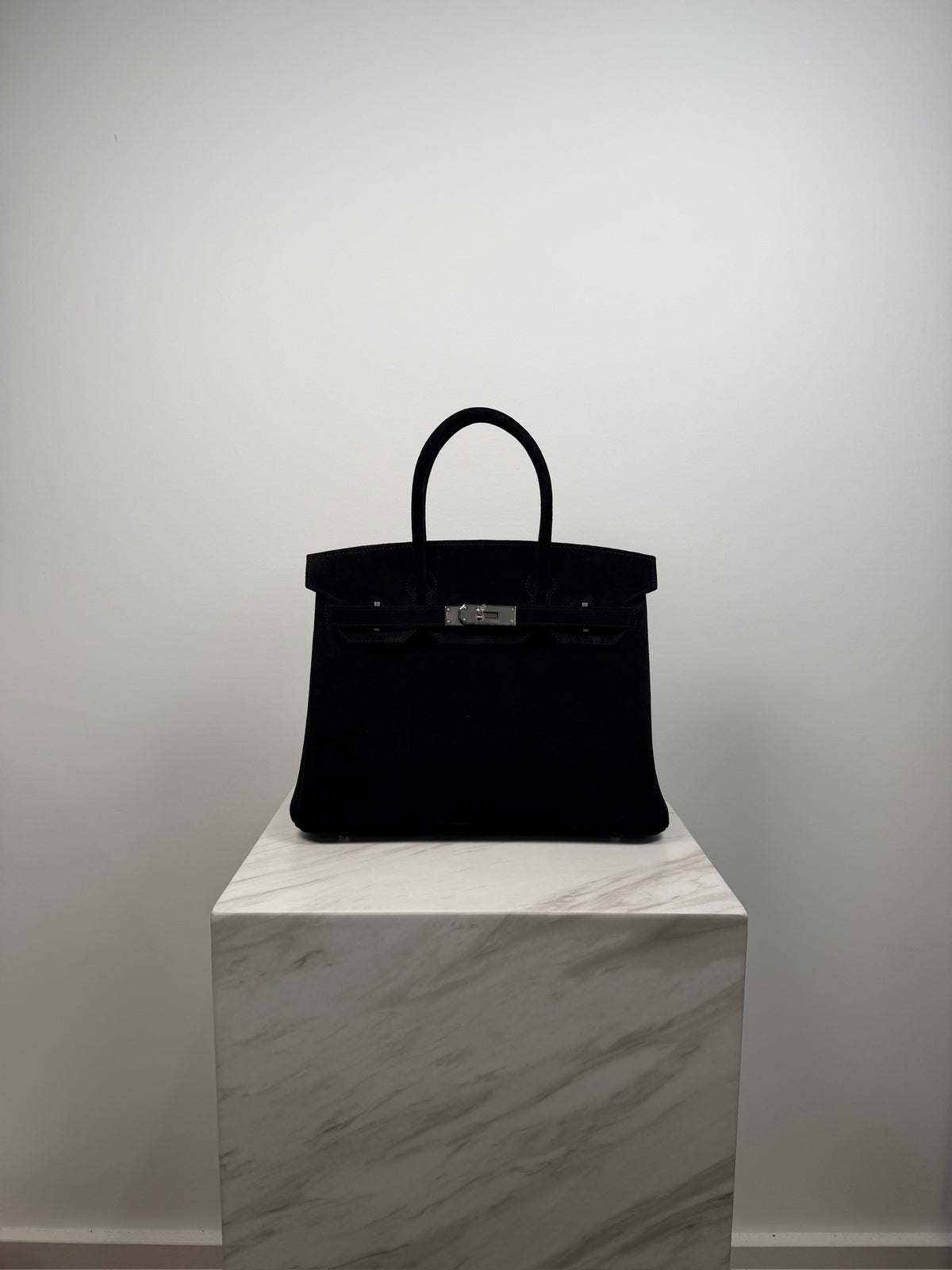 Hermès Birkin 30 Black Doblis Palladium Hardware
