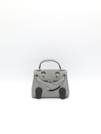 Hermès Kelly Doll Bleu Glacier/ Vert Maquis Swift Palladium Hardware