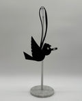 Hermès Birdy charm Black Chevre Mysore - Alligator - Lizard PHW