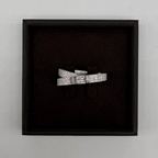 Hermès Kelly Gavroche double ring white gold